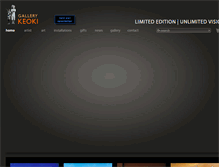 Tablet Screenshot of gallerykeoki.com